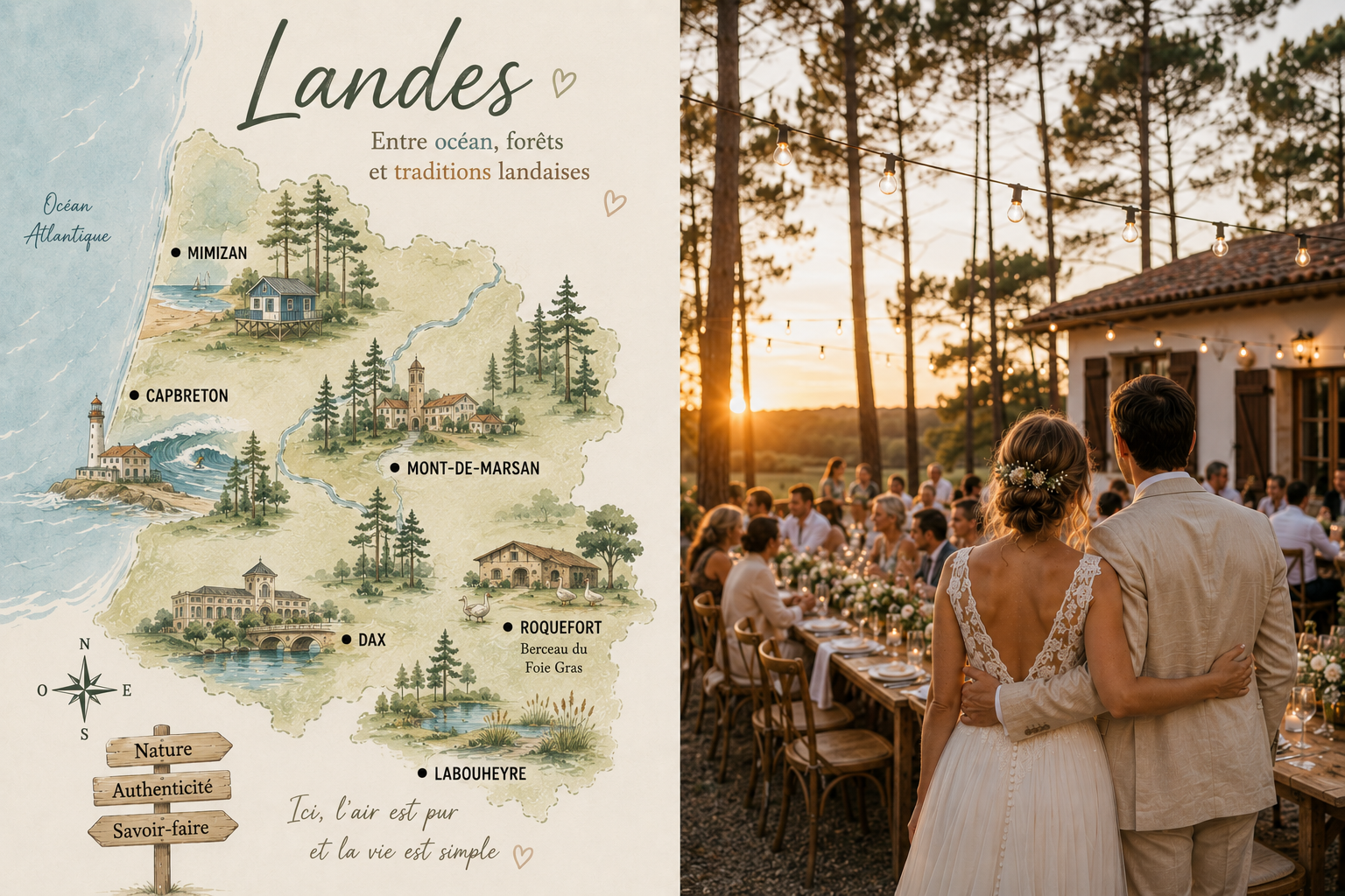 Animation enfants mariages Landes