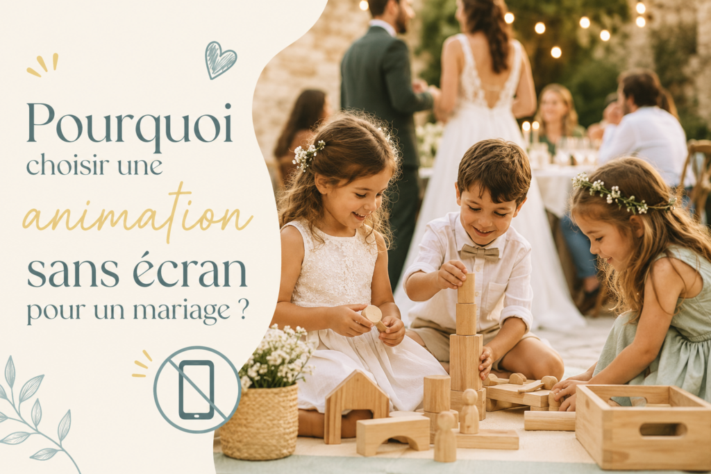 Pourquoi choisir une animation sans écran pour un mariage ?