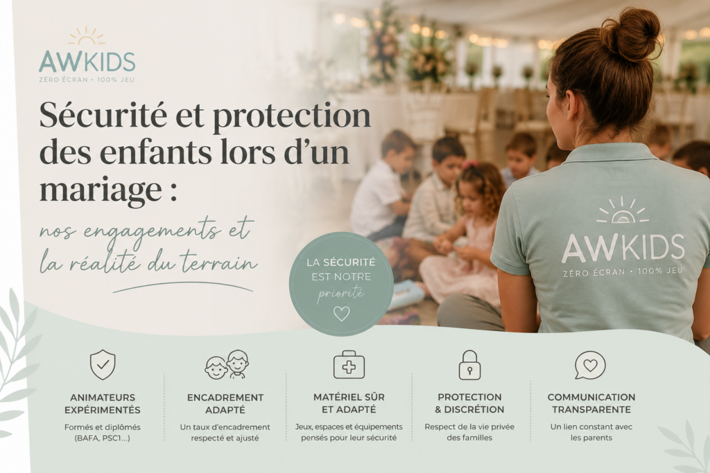 Sécurité et protection des enfants lors d'un mariage : nos engagements et la réalité du terrain